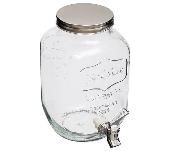 Jar en verre avec robinet