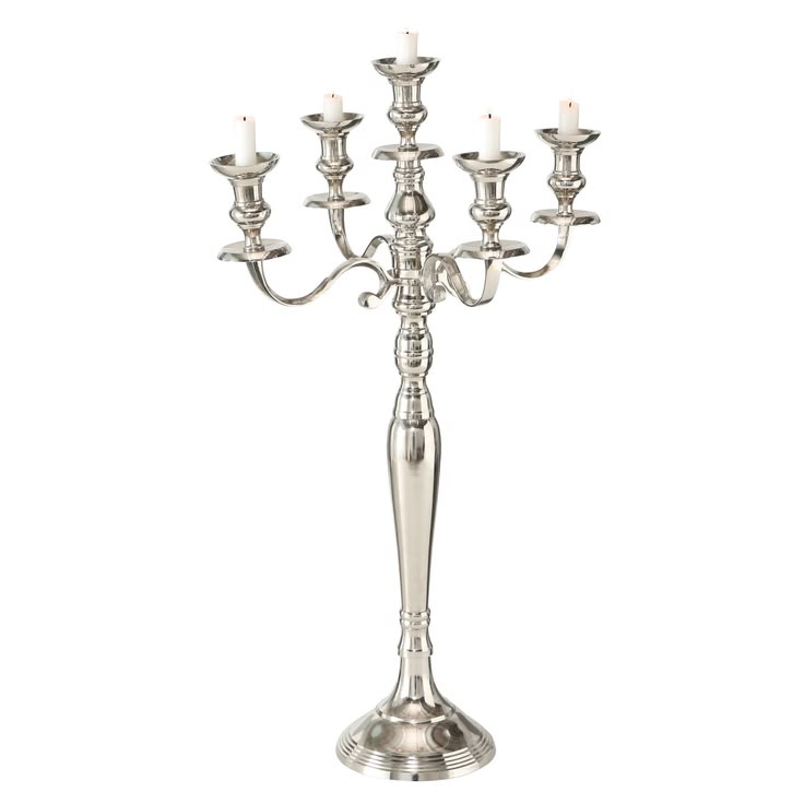 Candelabre en acier inoxydable