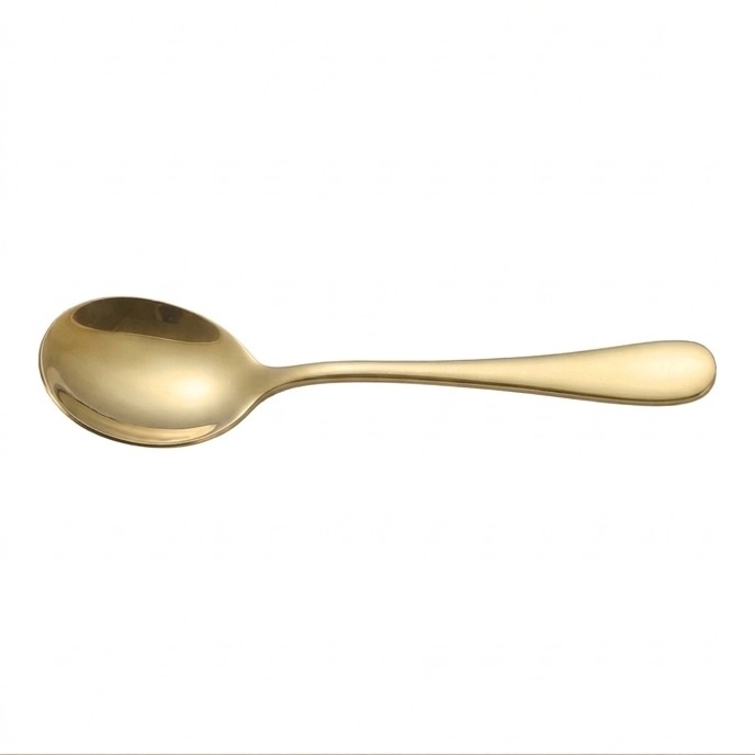 Cuillère en métal doré